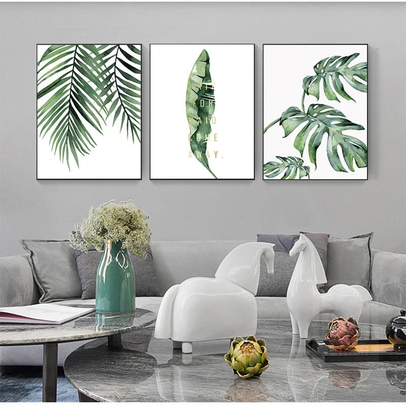 Tropical Plant Canvas Art