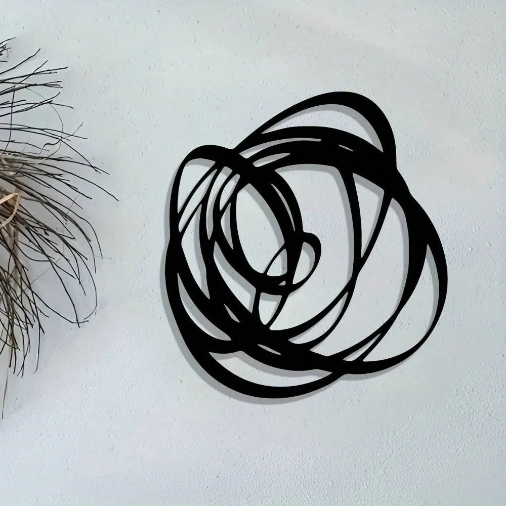 Circular Metal Wall Sculpture