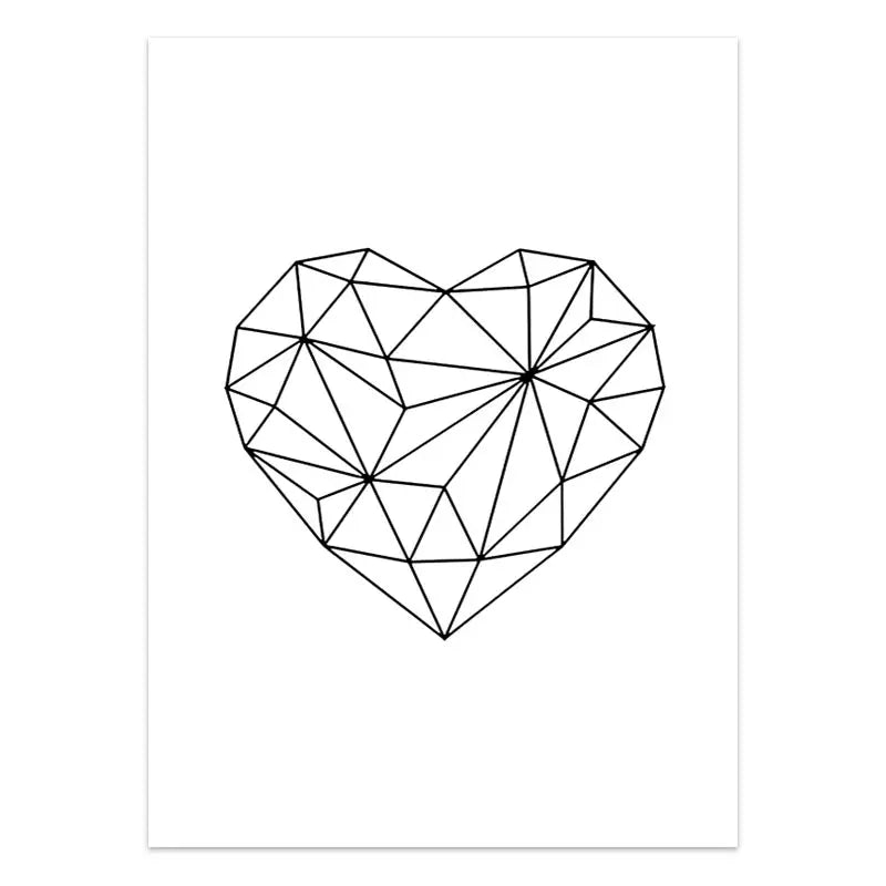 Couple Line Canvas Art