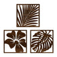 Wooden Jungle Leaf Decor
