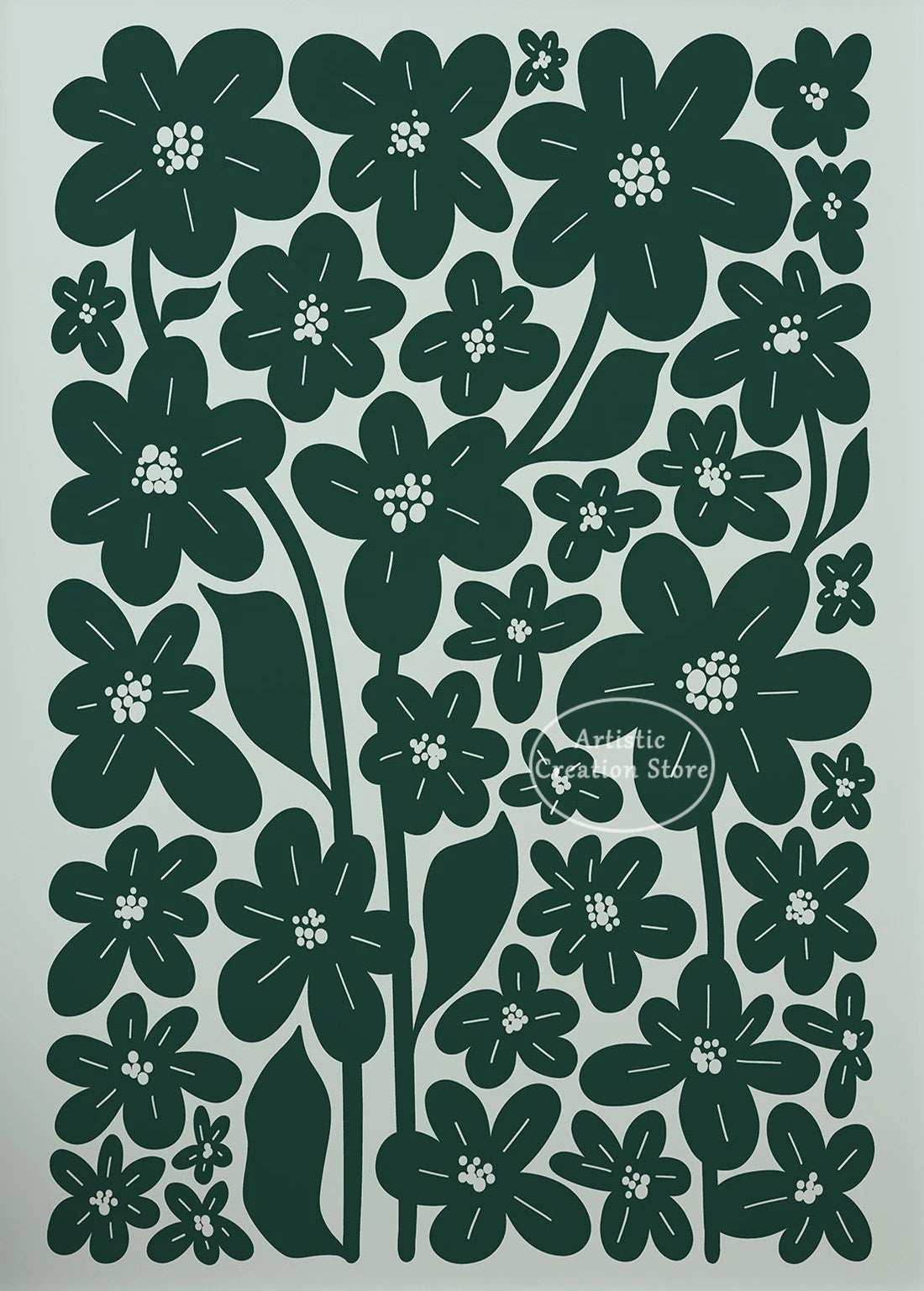 Botanical Flower Market Art