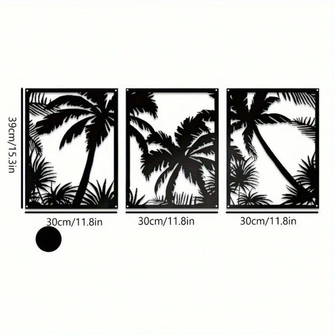 Metal Palm Tree Art