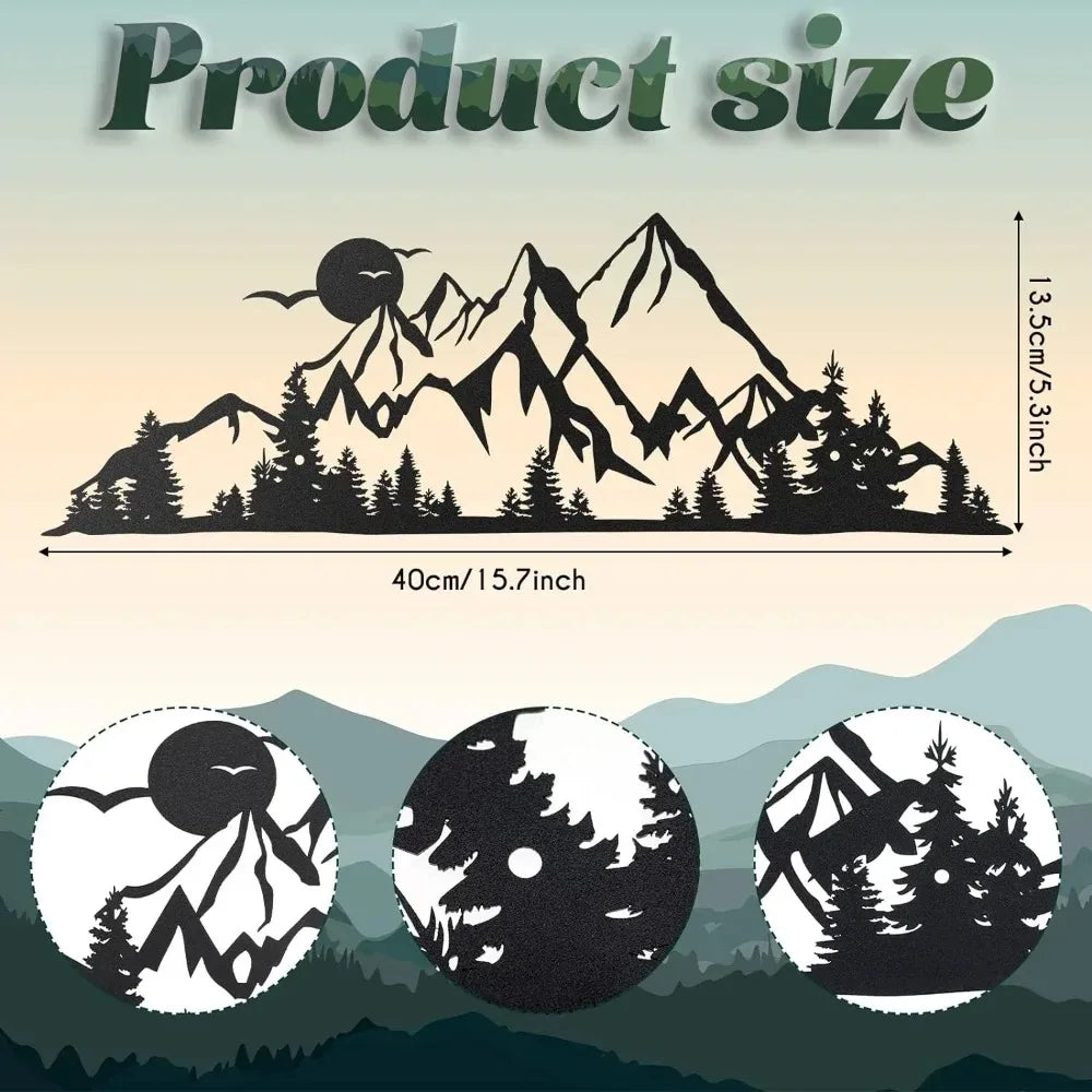 Mountain Metal Wall Art