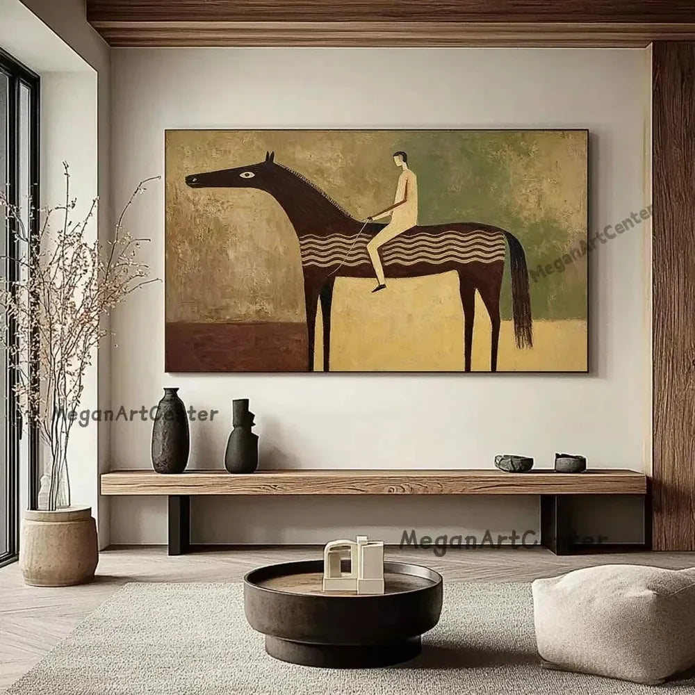 Western Horse Canvas Art