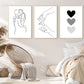 Couple Line Canvas Art