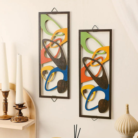 Geometric Wooden Wall Panels