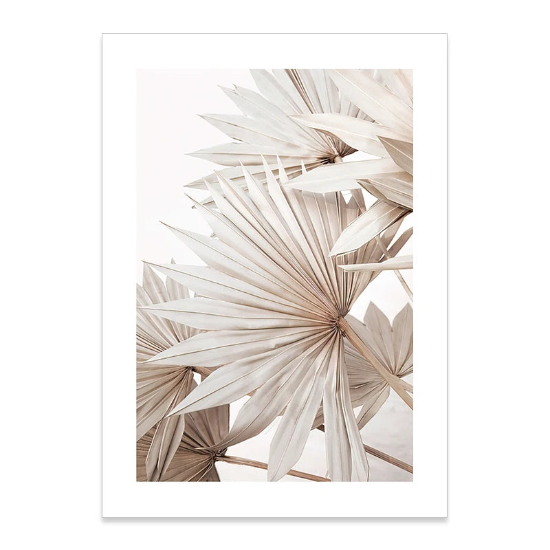 Floral Leaves Canvas Art