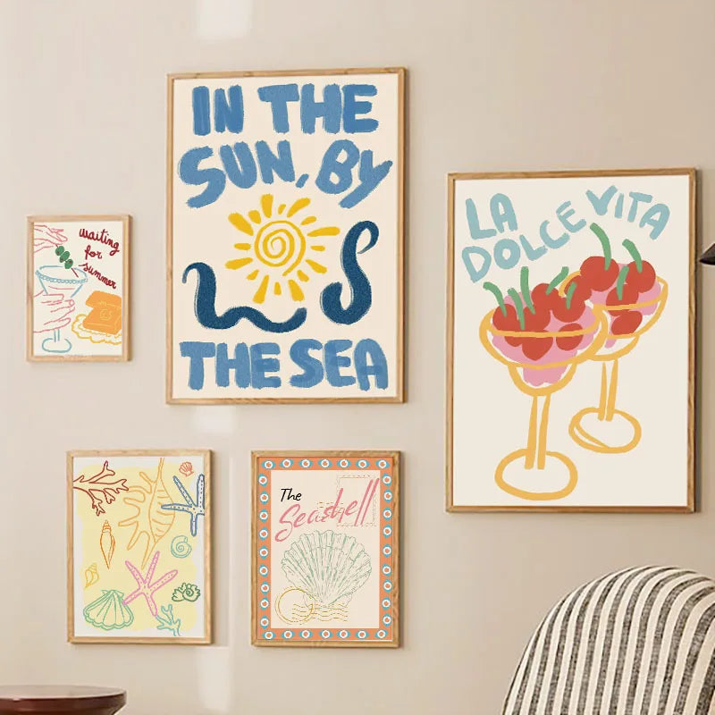 Tropical Seashell Canvas Art