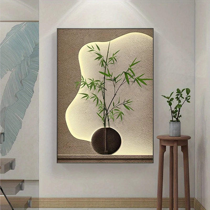 Japanese Bamboo Canvas Art