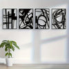 Abstract Metal Wall Art