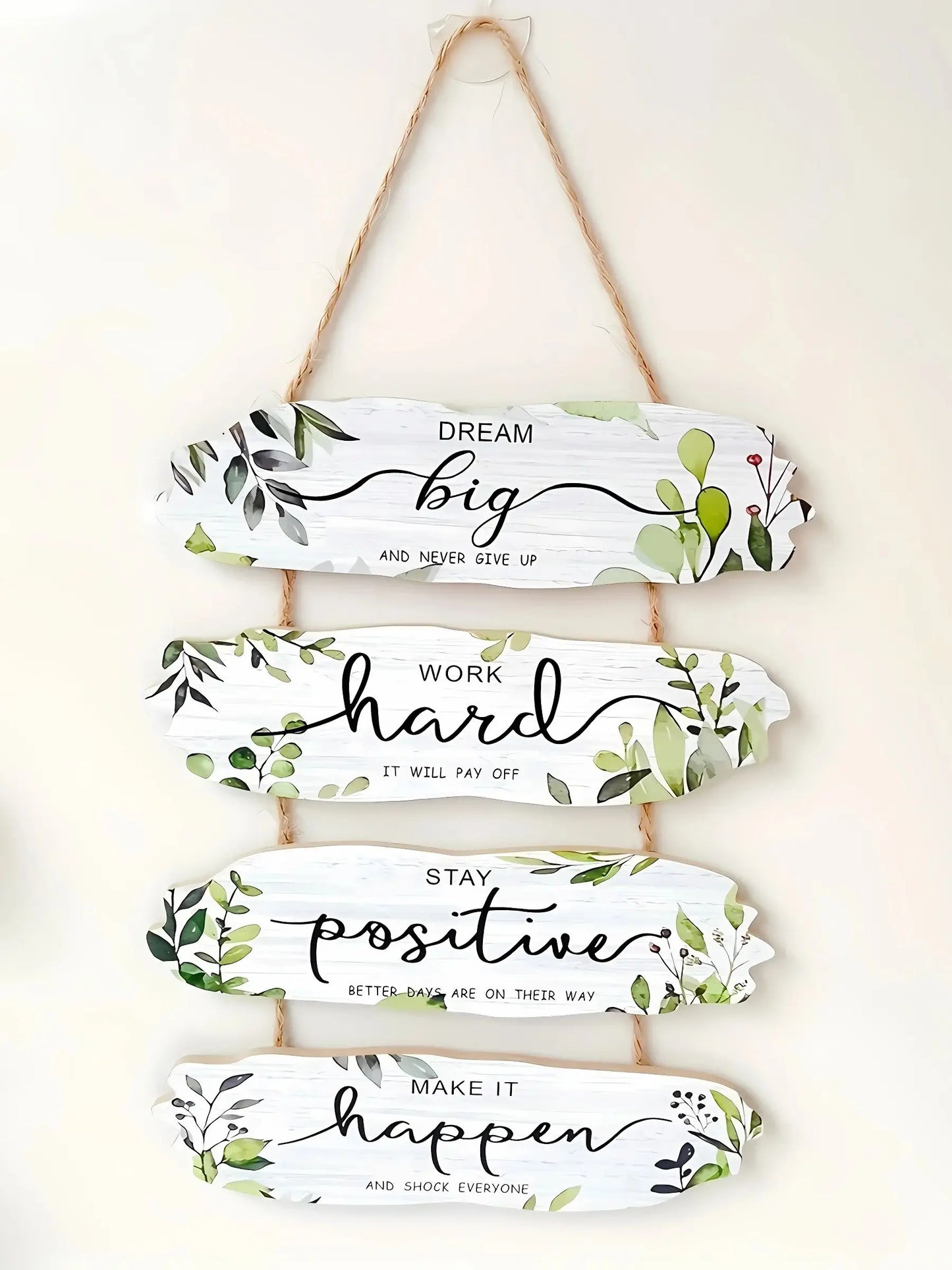 Rustic Inspirational Wall Sign