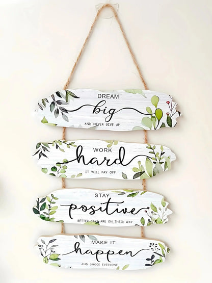 Rustic Inspirational Wall Sign
