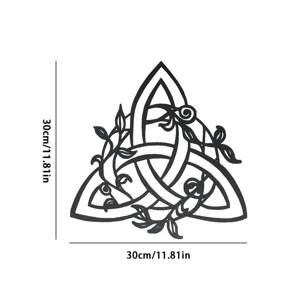 Celtic Trinity Metal Art