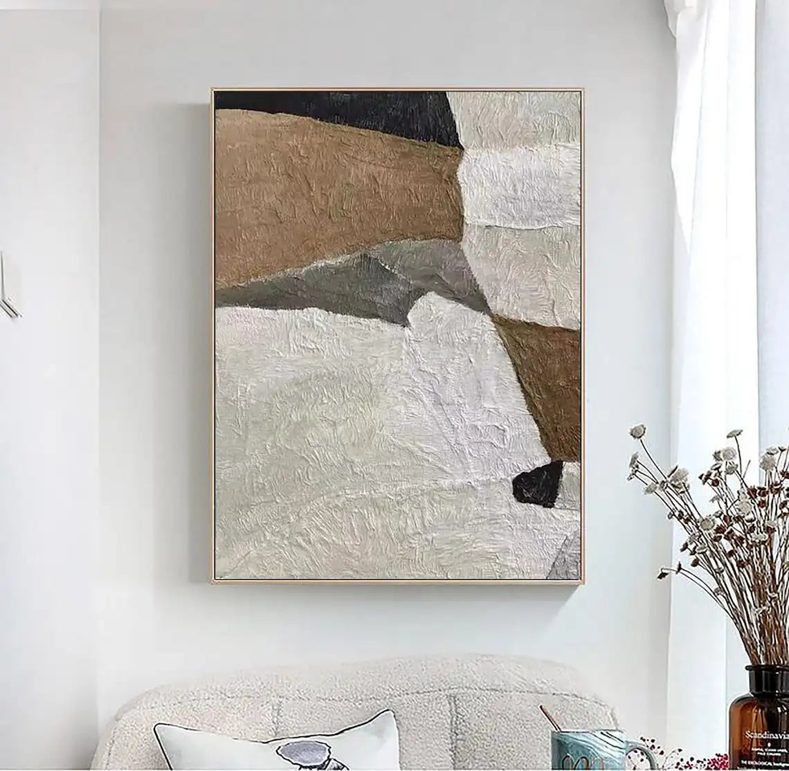 Green Bauhaus Block Art
