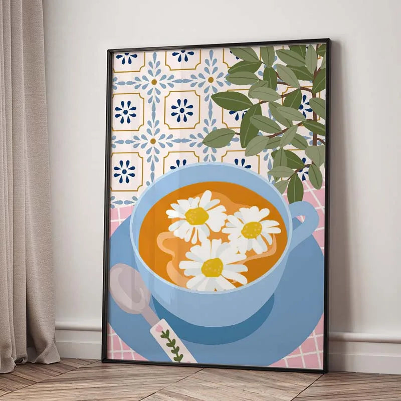 Flower Market Canvas Print