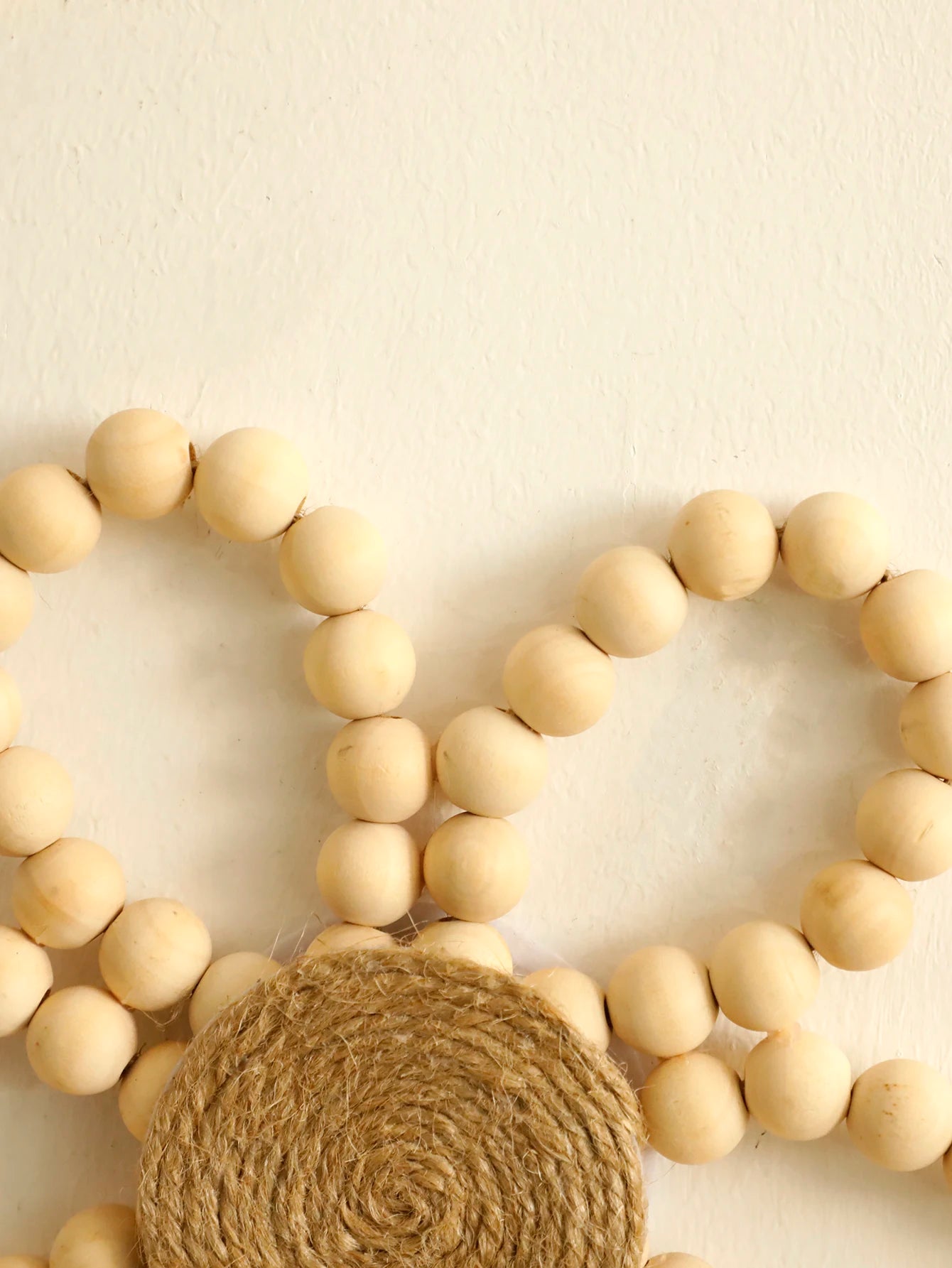 Wooden Floral Bead Decor