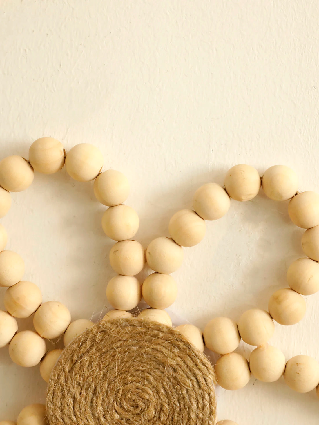 Wooden Floral Bead Decor