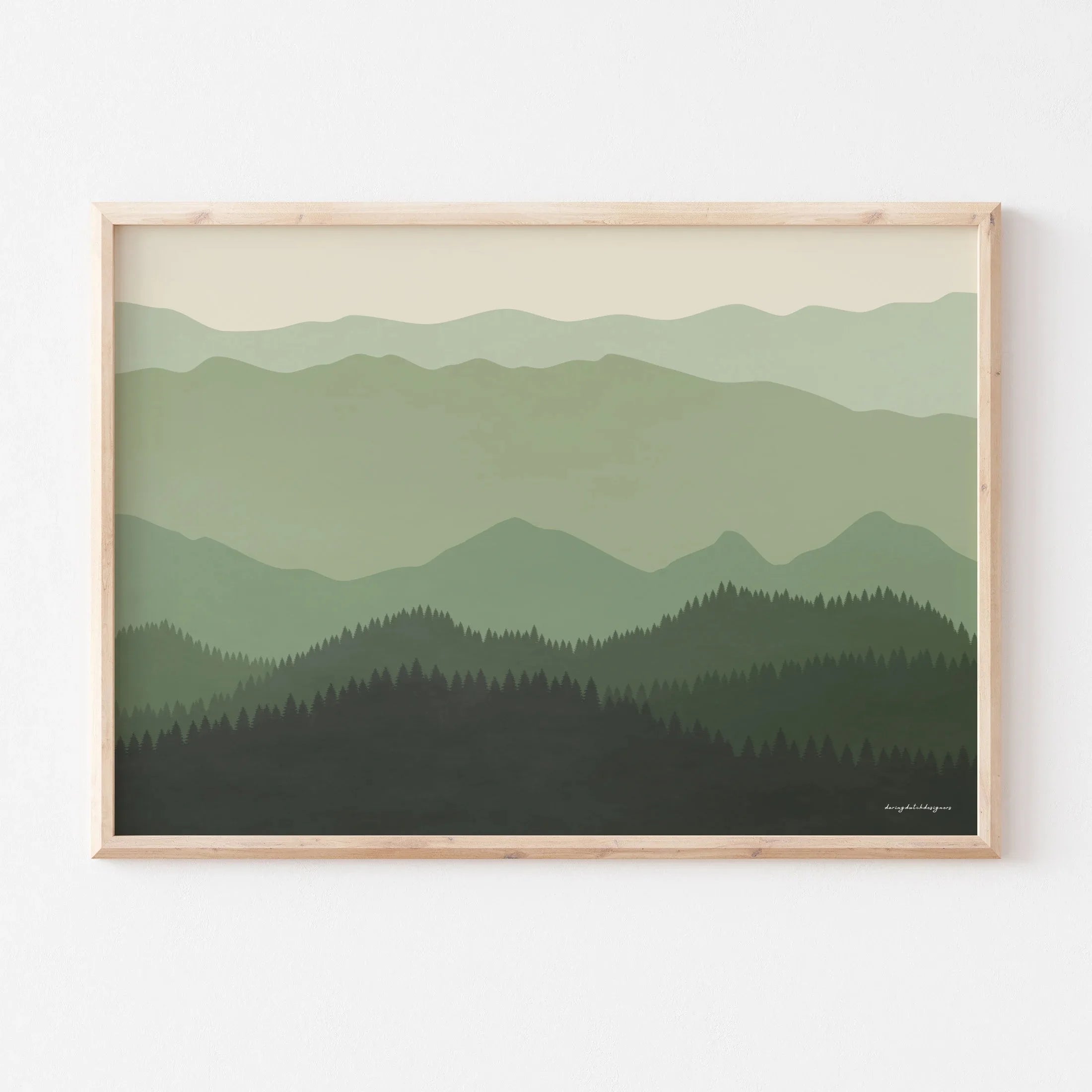 Japanese Alps Sunrise Art