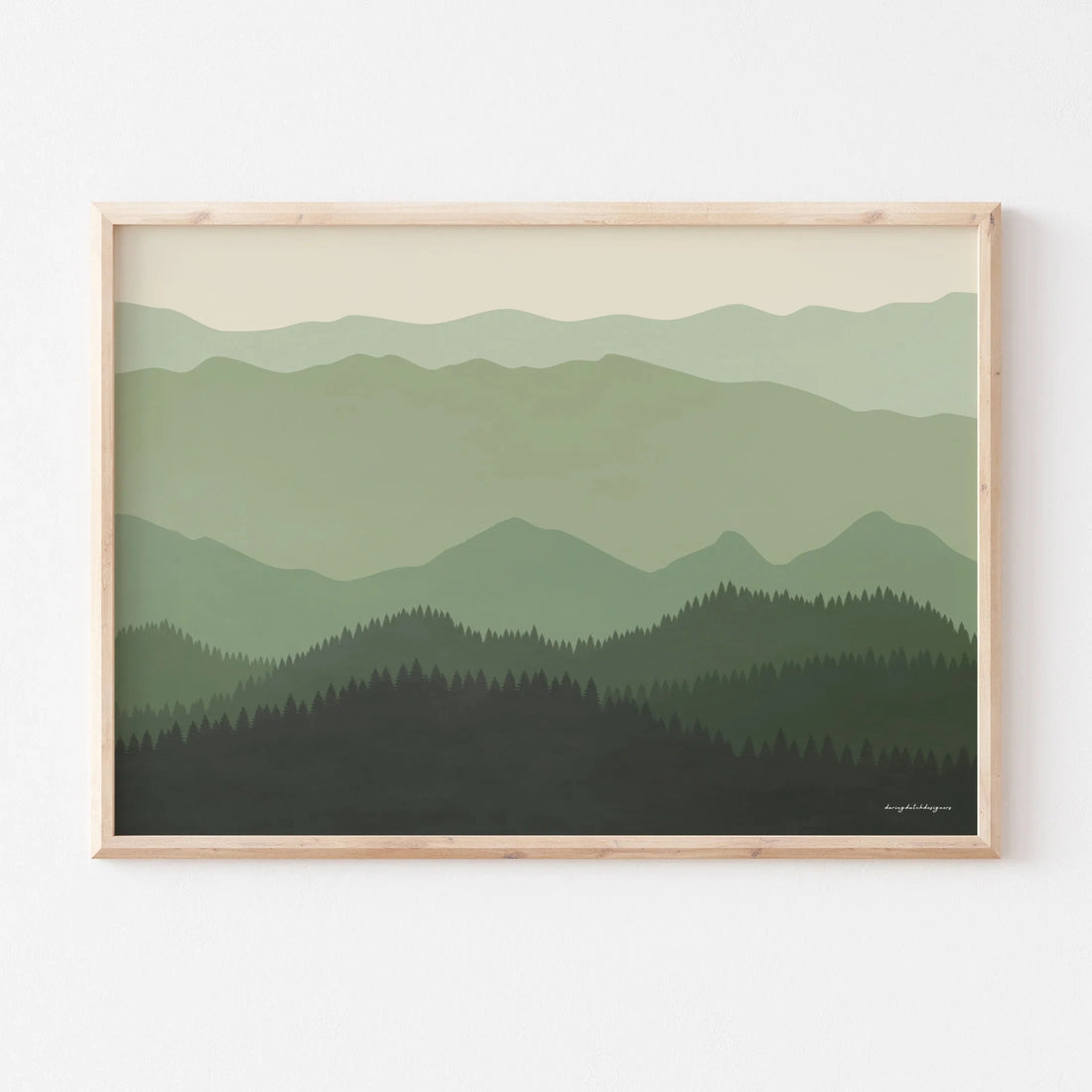 Japanese Alps Sunrise Art