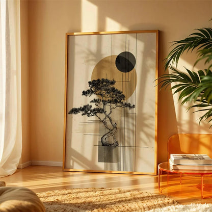 Zen Bonsai Canvas Art