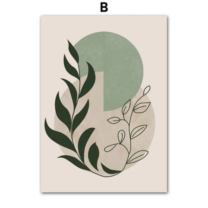 Sage Botanical Canvas Art