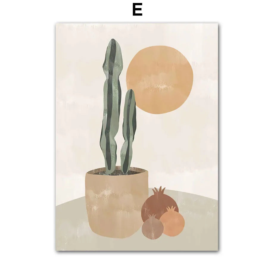 Geometric Boho Canvas Art