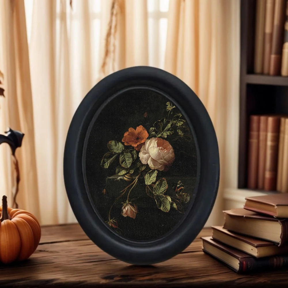 Vintage Peony Wood Decor