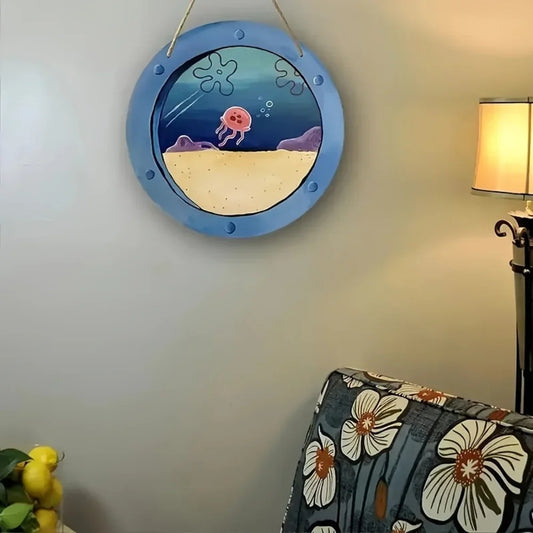 Jellyfish Ocean Wall Sign