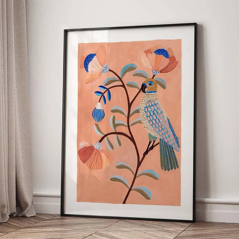 Flower Market Canvas Print