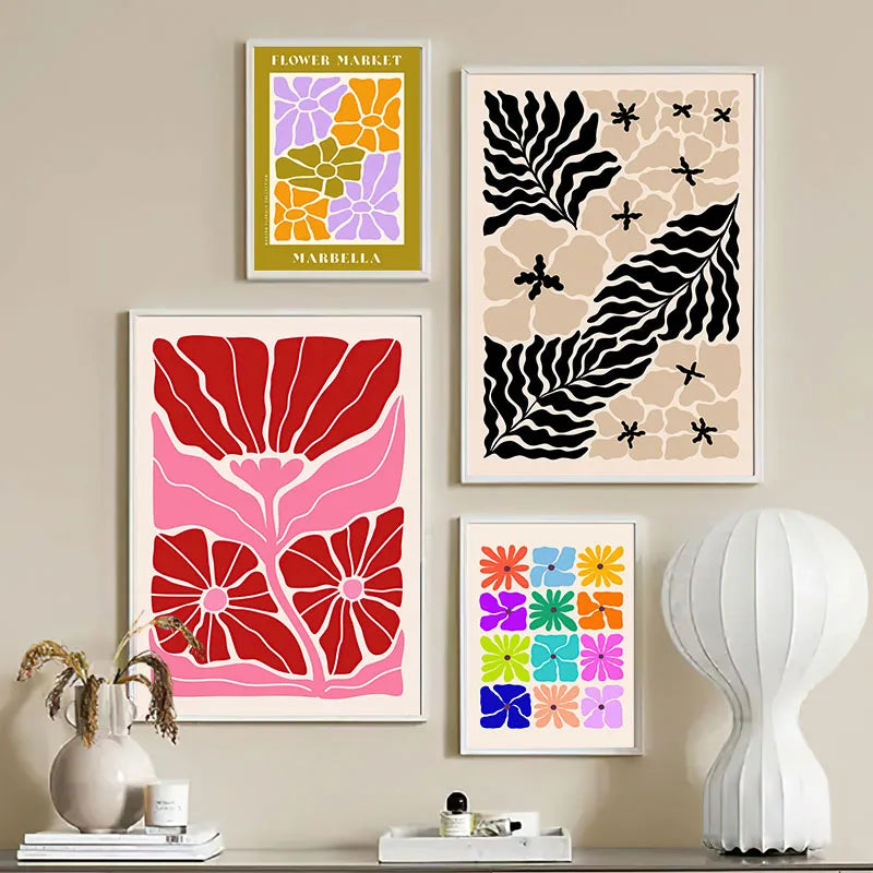 Flower Market Canvas Print
