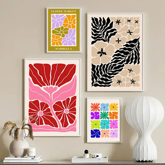 Flower Market Canvas Print
