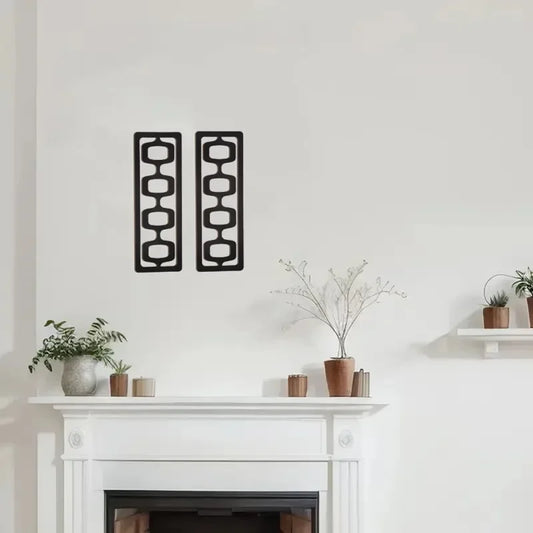 Mid Century Wood Panels