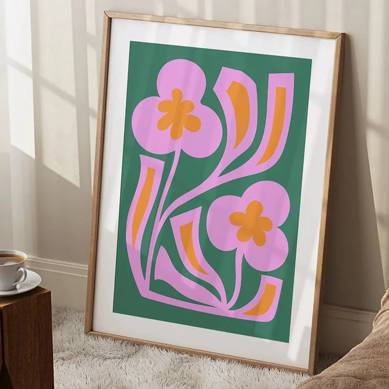 Flower Market Canvas Print