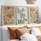 Abstract Floral Canvas Set