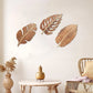 Wooden Jungle Leaf Decor