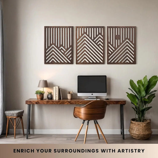 Modern Wooden Wall Decor