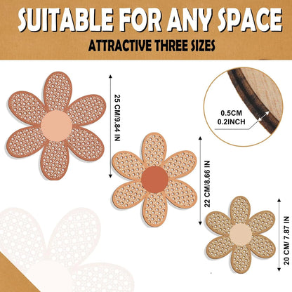 Boho Daisy Wooden Decor