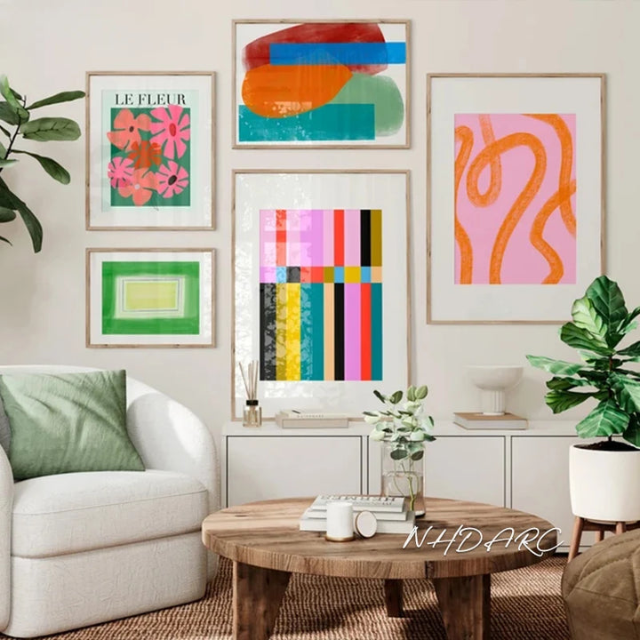 Colorful Abstract Gallery Art