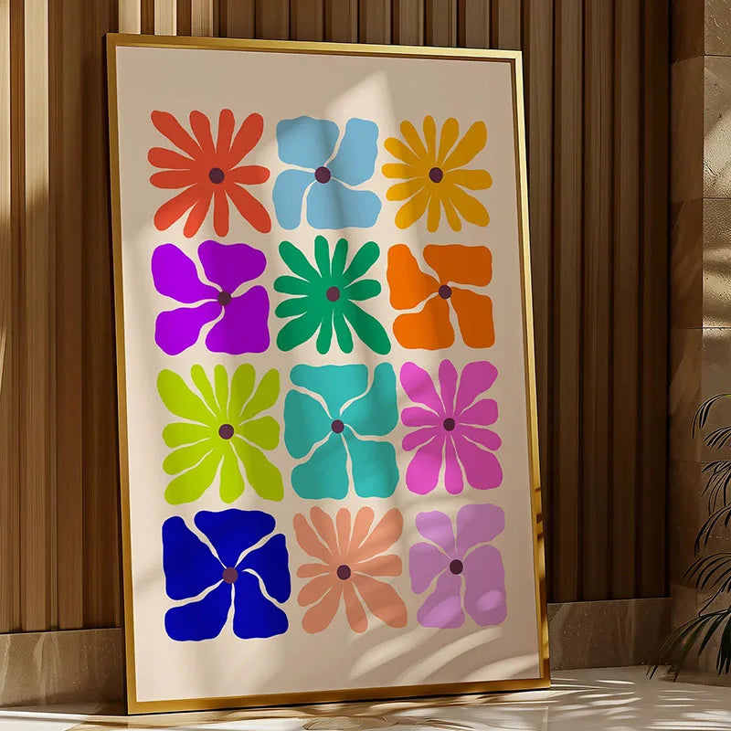 Flower Market Canvas Print