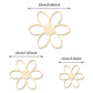 Wooden Daisy Wall Stickers