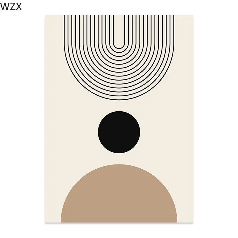 Scandinavian Geometric Canvas Art