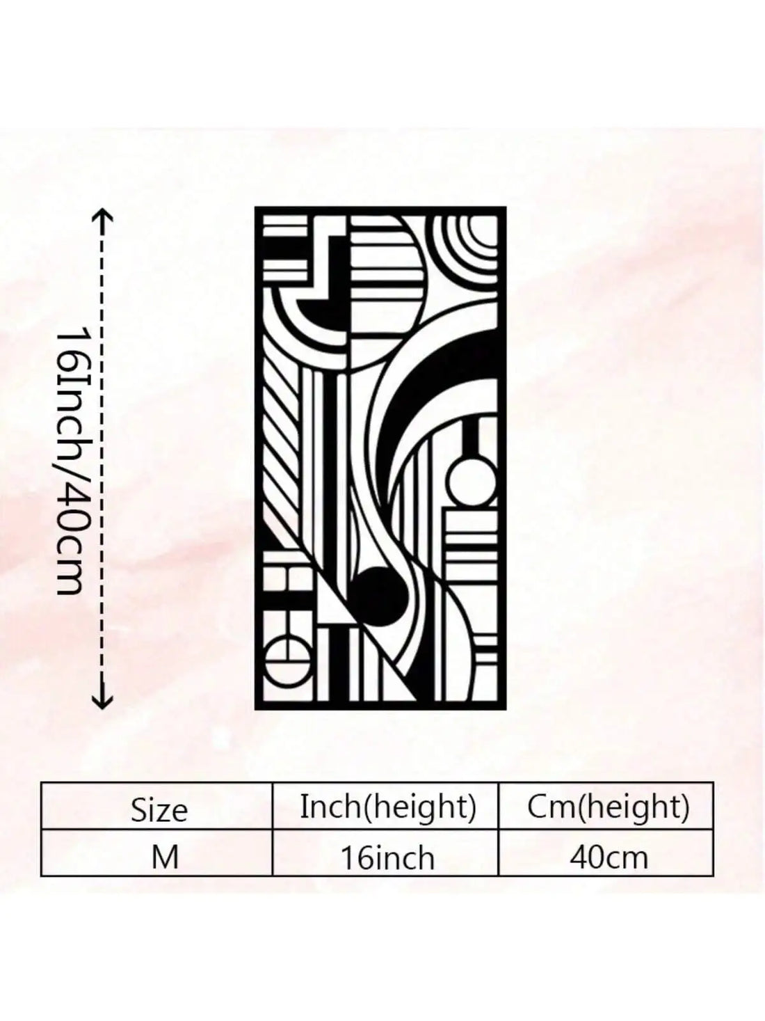 Minimal Line Metal Art