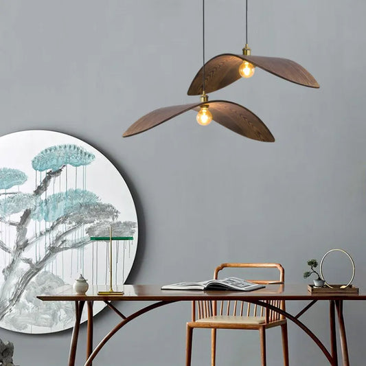 Walnut LED Pendant Light