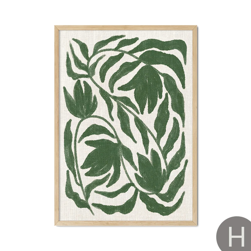Botanical Cherry Flower Canvas