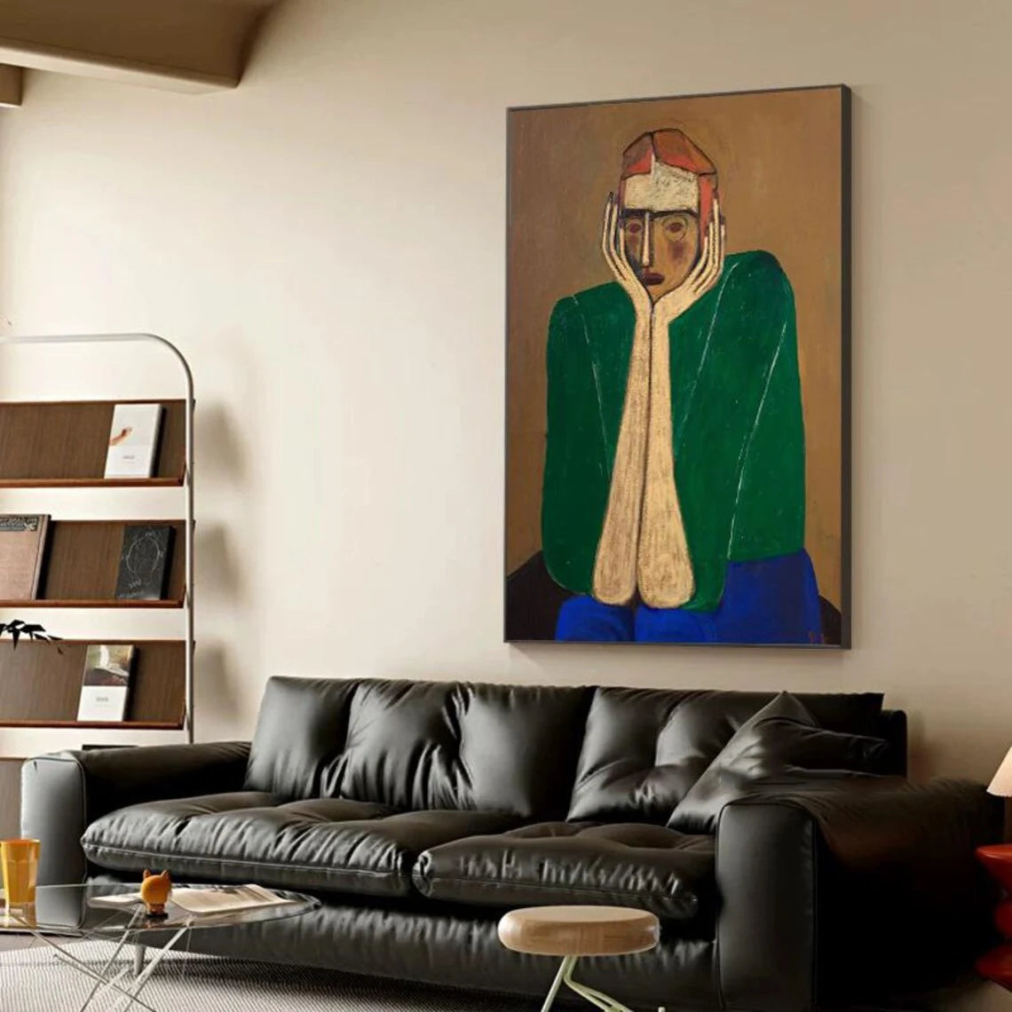 Abstract Figure Canvas Art