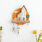 Wooden Key Hook Shelf