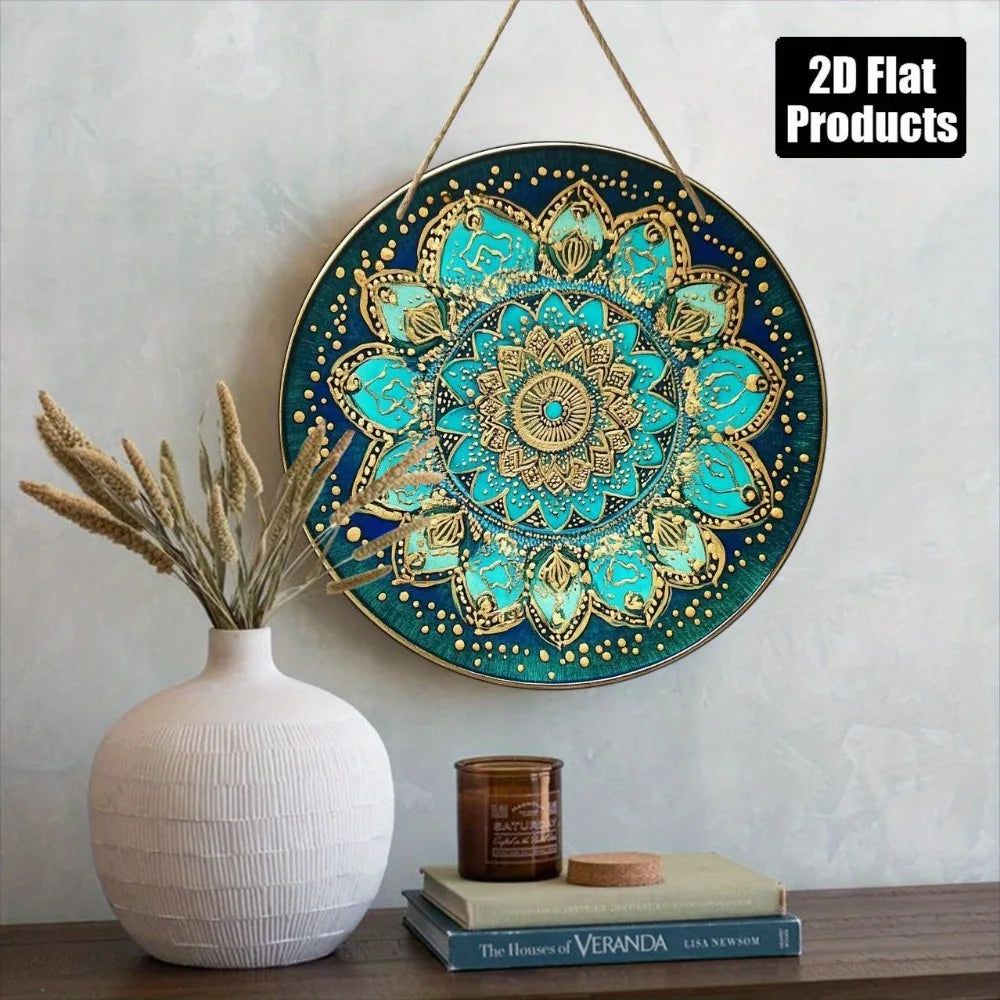 Handmade Mandala Wall Plaque