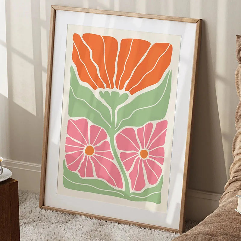 Flower Market Canvas Print
