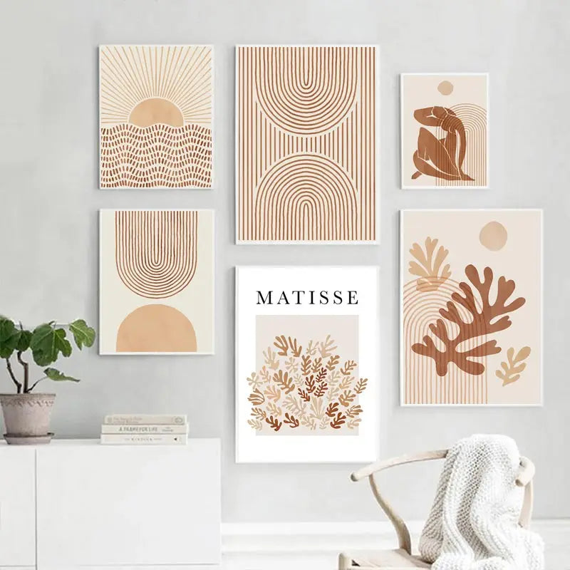 Boho Matisse Canvas Art