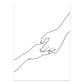 Couple Line Canvas Art